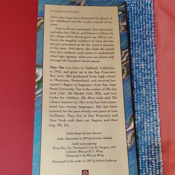 Amy Tan 1995 Book "The 100 Secret Senses" - Picture 3 of 7